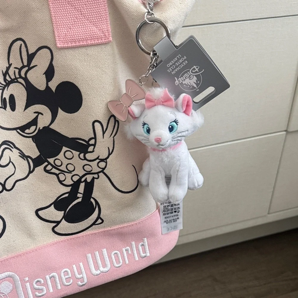 Disney Cream and Pink Mickey & Minnie Canvas Tote - Picture 4 of 10